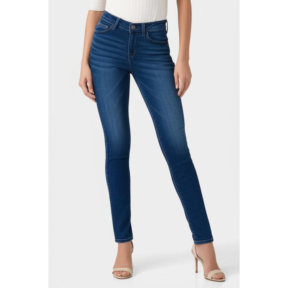 Kut From The Kloth Diana Skinny Jeans Size 0 Blue Stretch Casual Chic